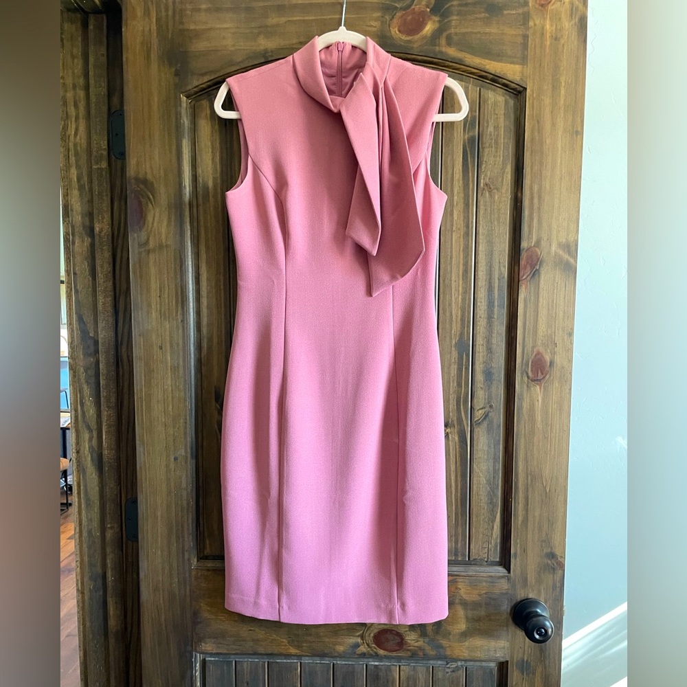 Adorable pink shift dress, perfect for Valentines Day fun!